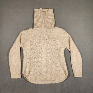 89th & Madison Cableknit Cowlneck Sweater, size Large, womens